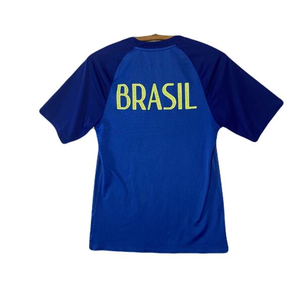 NIKE National Brazil Football Shirt Pre-Match 2014/15 Mens Size S - Picture 2 of 11
